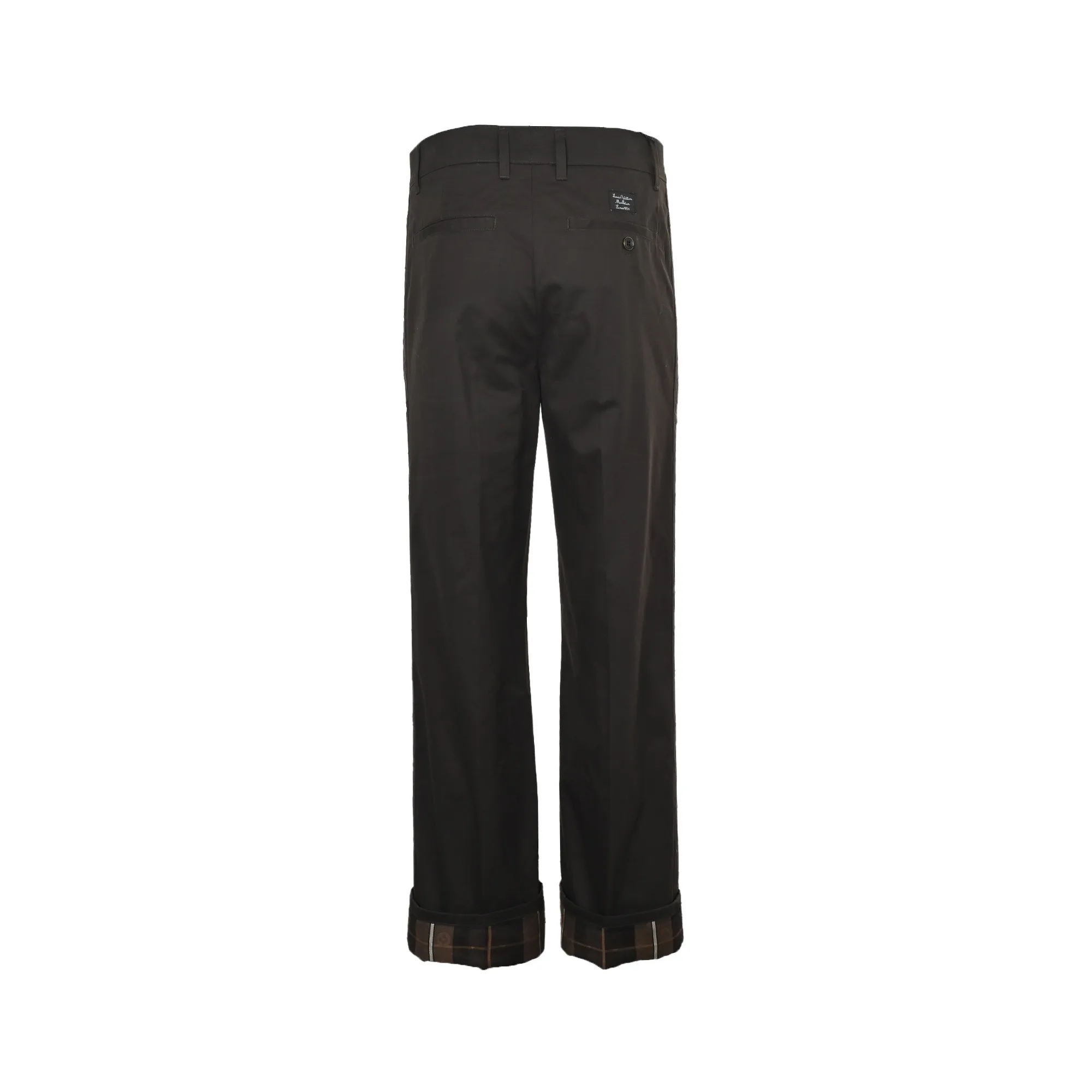 Louis Vuitton/Louis Vuitton 25Fw presbyopic logo web plaid casual trousers